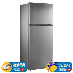 Réfrigérateur Brandt DeFrost BDE4310BS / 400 L / Silver