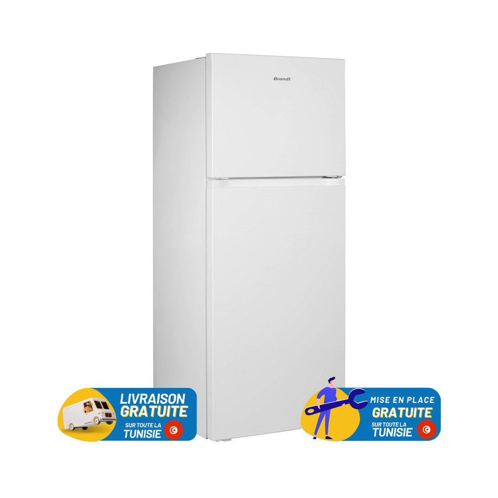 Réfrigérateur Brandt BDE5110BW / 460 L / Blanc + Livraison + Mise en Place Gratuites