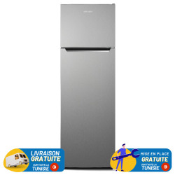 Réfrigérateur NEWSTAR De Frost Double Portes 265 Litres / INOX