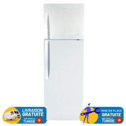 Réfrigérateur IRIS DE FROST Double Portes 298 Litres / Blanc