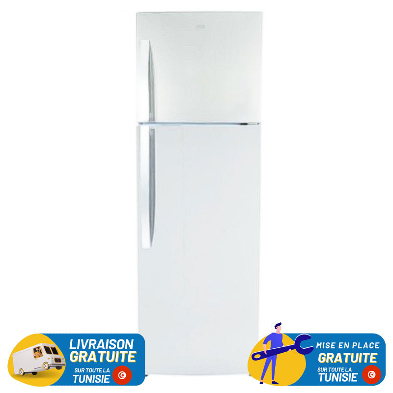 Réfrigérateur IRIS BCD-400 DEFROST / 298 L / Blanc + Livraison + Mise en Place Gratuites