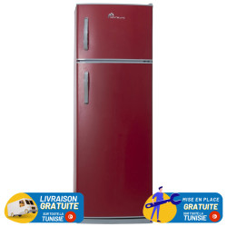 Réfrigérateur MONTBLANC De Frost Double Portes 300 Litres / Rouge