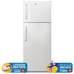 Réfrigérateur MontBlanc F45.2 421L / Blanc Sable + Livraison + Mise en Place Gratuites