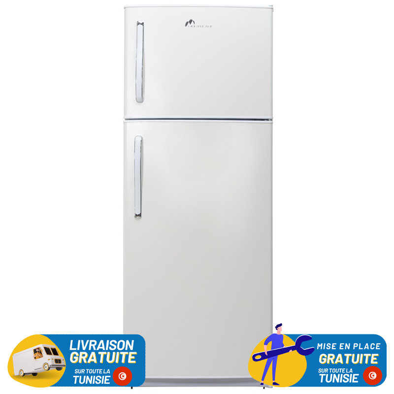 Réfrigérateur MontBlanc F45.2 421L / Blanc Sable + Livraison + Mise en Place Gratuites