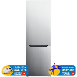 Réfrigérateur Combiné SABA DeFrost 327L / Silver + Livraison + Mise en Place Gratuites