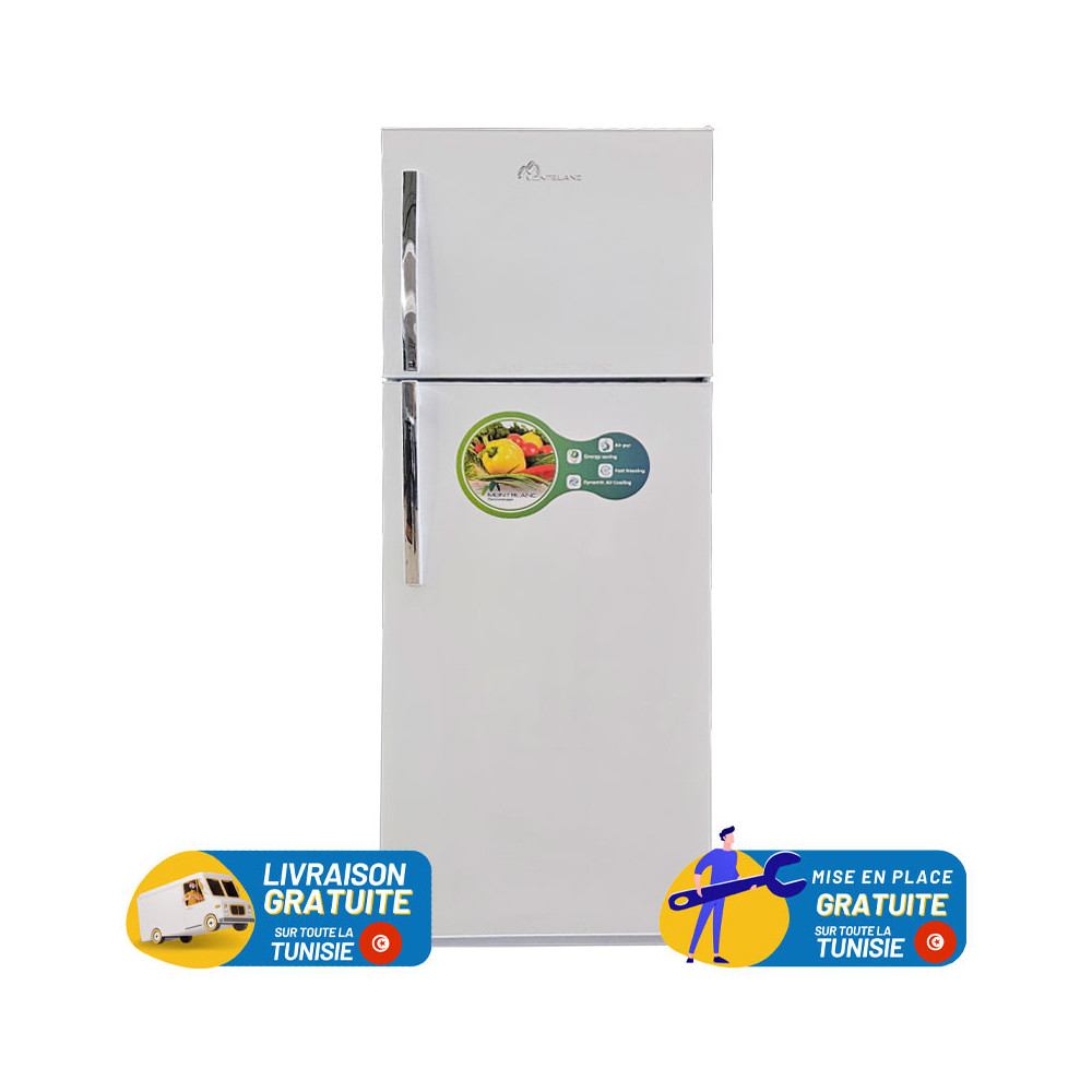 Réfrigérateur Montblanc FF490 / FREE Frost / 490 Litres / Blanc + Livraison + Mise en Place Gratuites