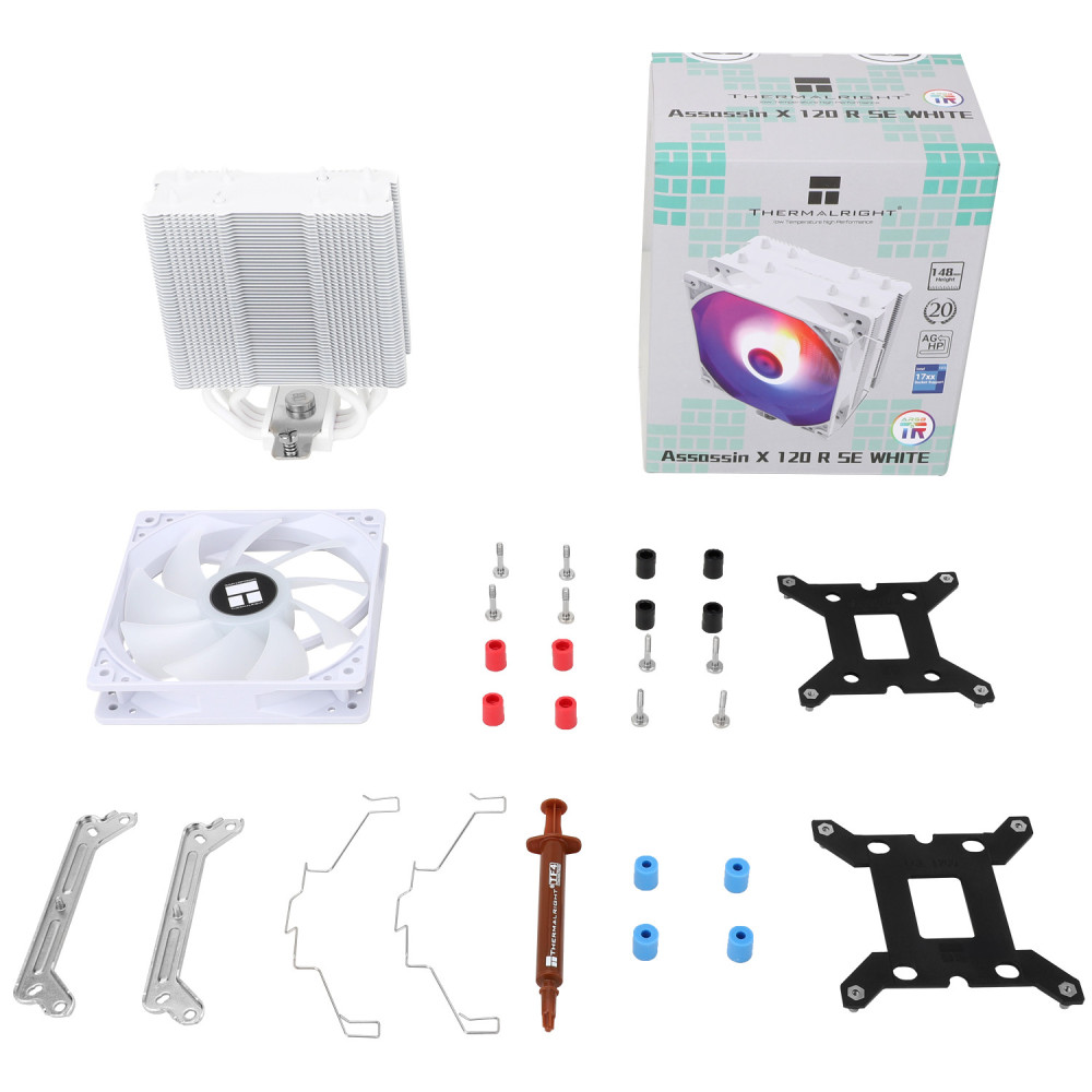 Refroidisseur de processeur Thermalright Assassin X 120 Refined SE ARGB / Blanc