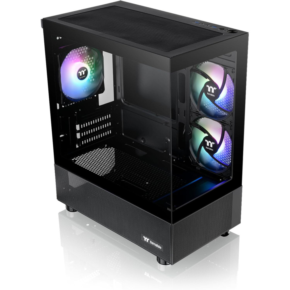 Boîtier Gaming Thermaltake View 170 TG / Micro-ATX / ARGB / Noir
