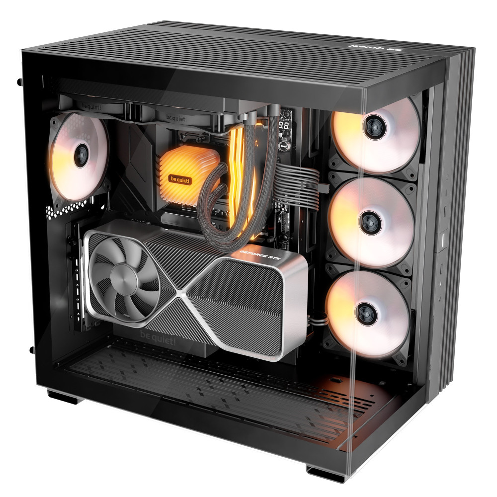 Boîtier Gaming Moyen Tour be quiet! Light Base 600 LX / ATX RGB / Avec Panneaux Vitrés / Noir