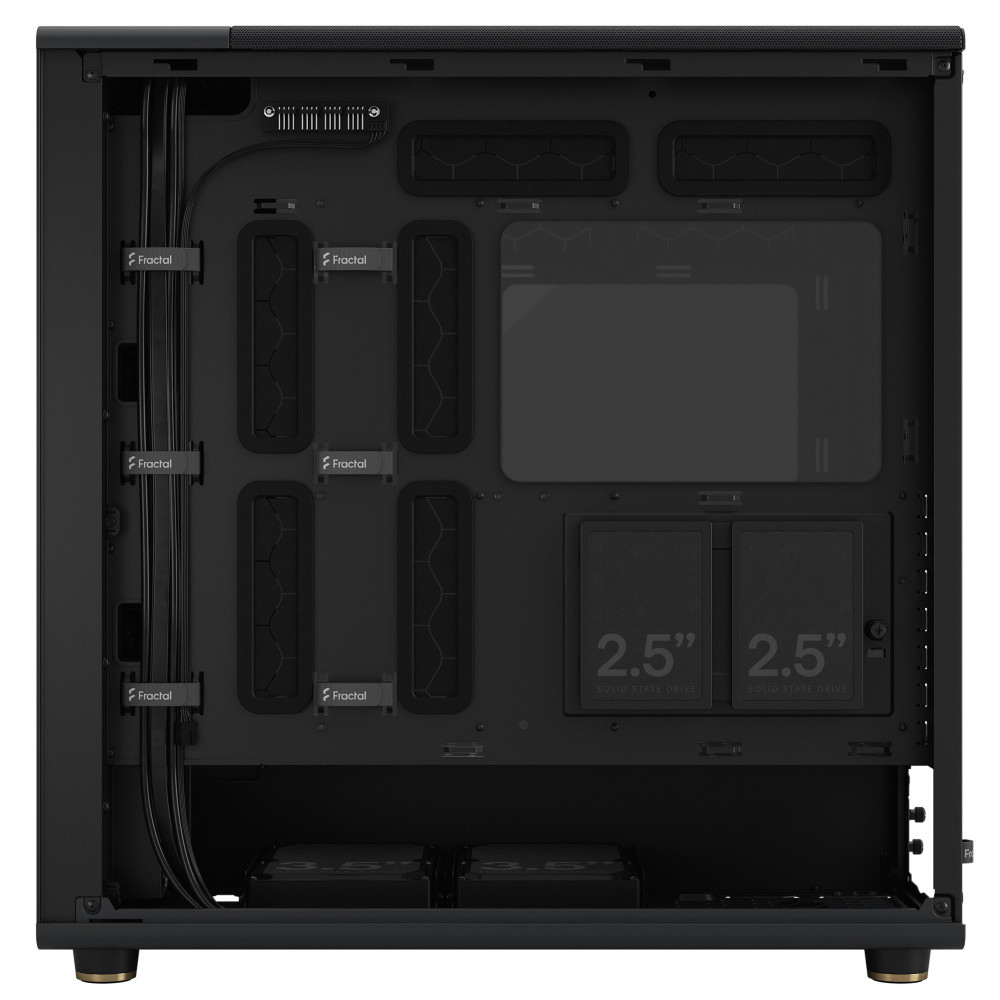 Boîtier Gaming Moyen Tour Fractal Design North XL / E-ATX / Avec Panneau Vitré / Noir