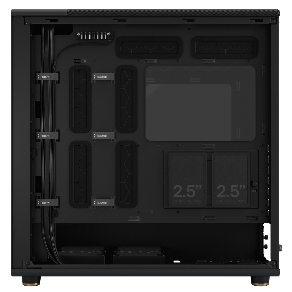 Boîtier Gaming Moyen Tour Fractal Design North XL / E-ATX / Avec Panneau Vitré / Noir