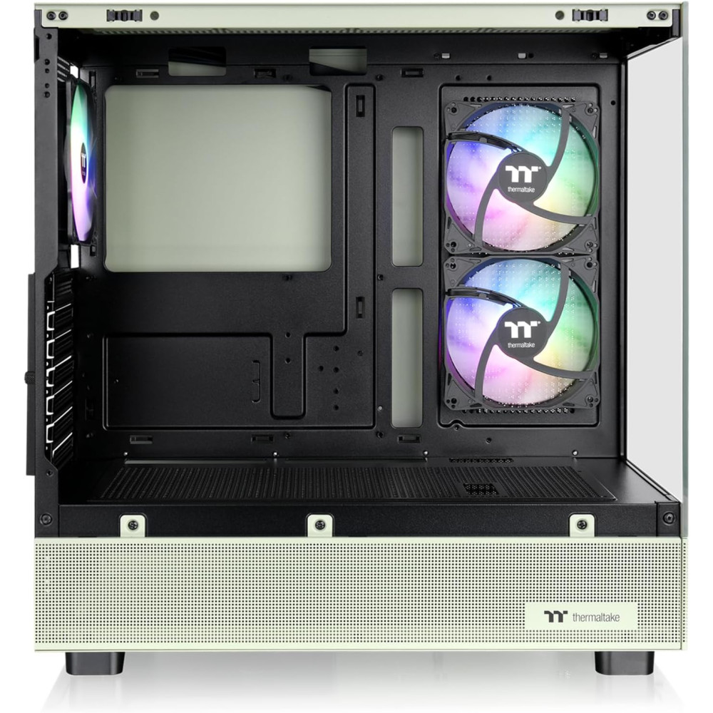 Boîtier Gaming Moyen Tour  Thermaltake View 270 Plus TG / E-ATX / RGB / Avec Panneaux Vitrés-A / Vert
