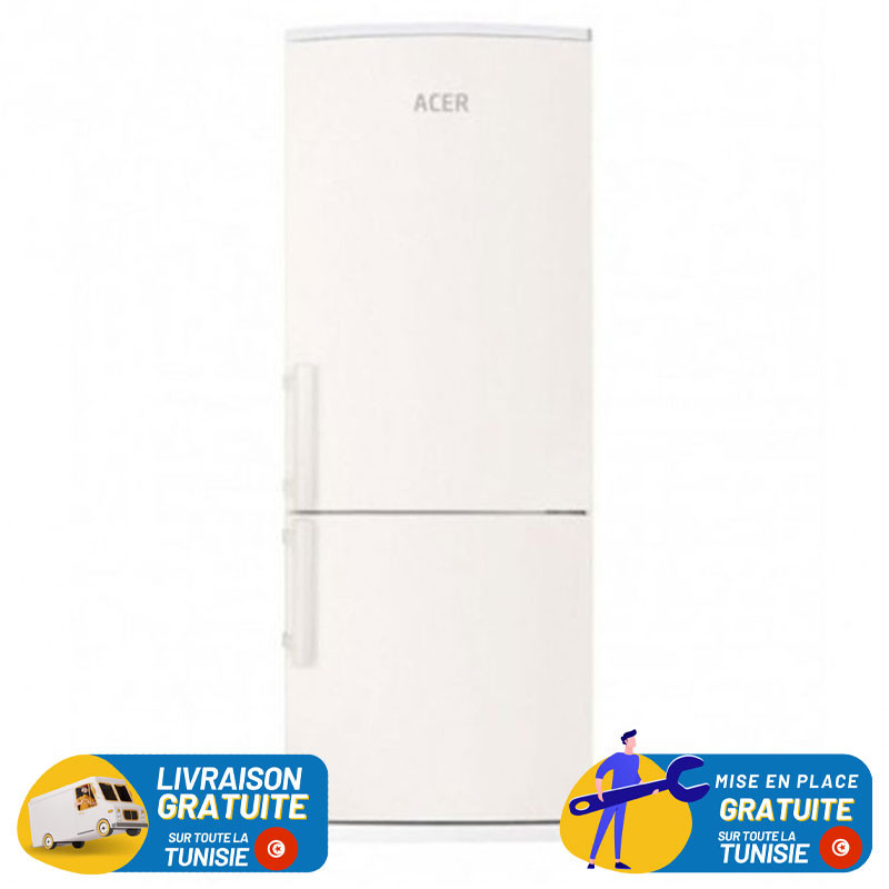Réfrigérateur Combiné Acer No-Frost 373L / Blanc