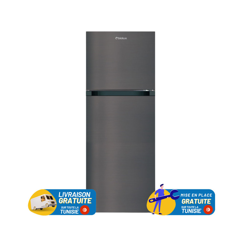 Réfrigérateur BIOLUX Nofrost DP42SSNF / 356L / Inox / DP42SSNF
