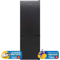 Réfrigérateur TELEFUNKEN No Frost Combiné 323 LITRES / Dark Inox