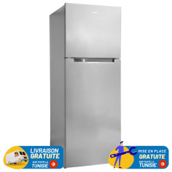 Réfrigérateur SABA No Frost Double Portes 344 Litres / Silver