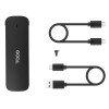 Boîtier Externe TooQ pour SSD M.2 NVMe - Aluminium Noir