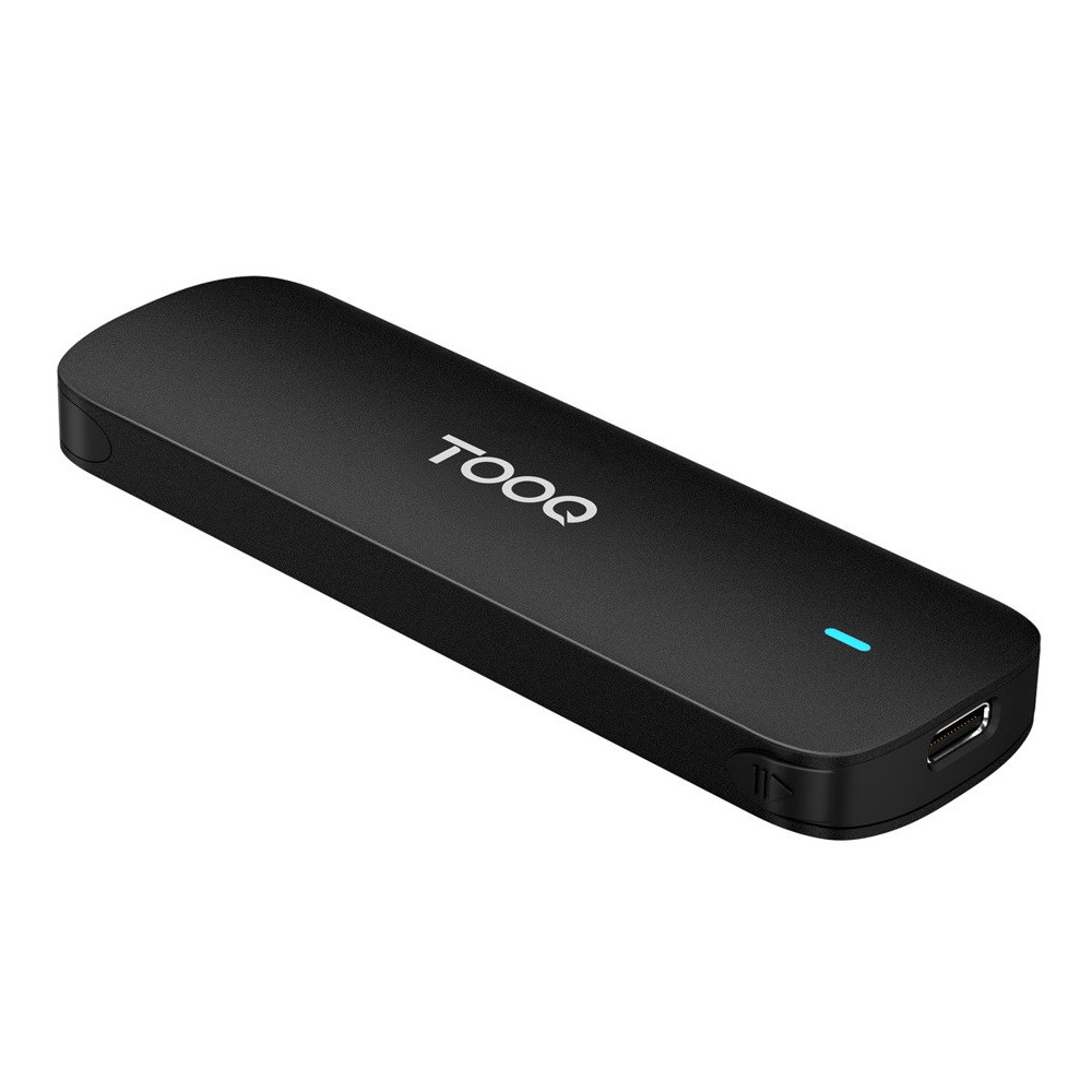 Boîtier Externe TooQ pour SSD M.2 NVMe - Aluminium Noir
