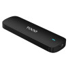 Boîtier Externe TooQ pour SSD M.2 NVMe - Aluminium Noir