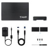 Boîtier externe USB 3.1 TooQ TQE-3527 - S-ATA 3,5" / Noir