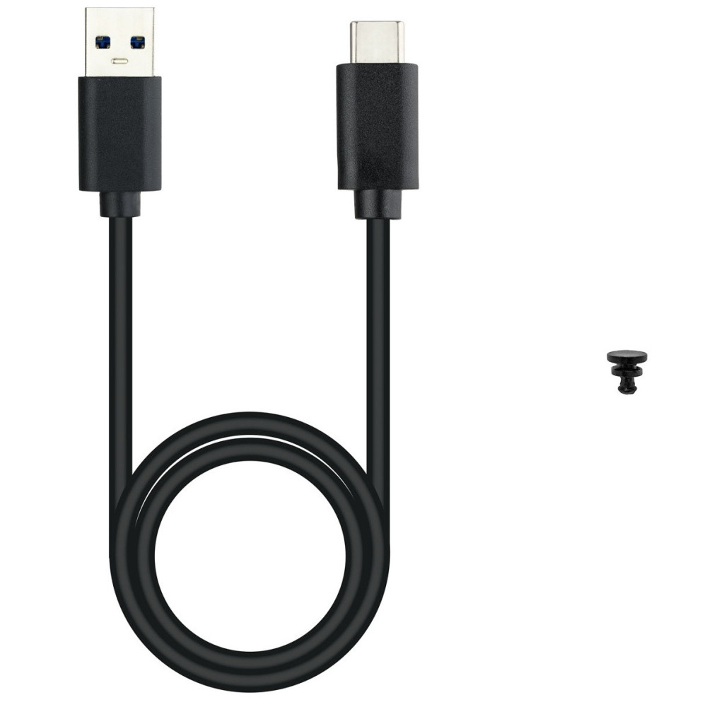 Boîtier externe USB-C 3.2 Tooq Shinobi RGB - S-ATA/NVMe M.2 Type 2280 / Gris