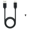Boîtier externe USB-C 3.2 Tooq Shinobi RGB - S-ATA/NVMe M.2 Type 2280 / Gris