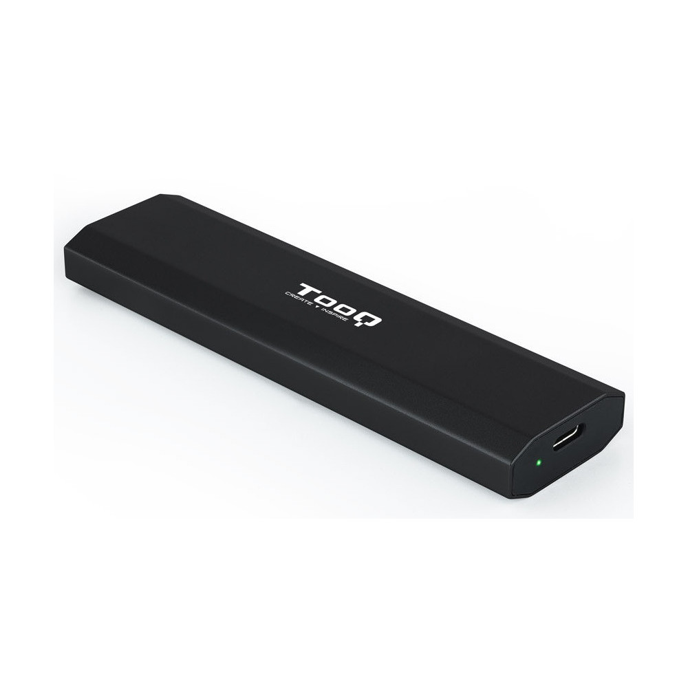 Boîtier externe USB-C 3.2 Tooq Shura - S-ATA/NVMe M.2 Type 2280 / Noir
