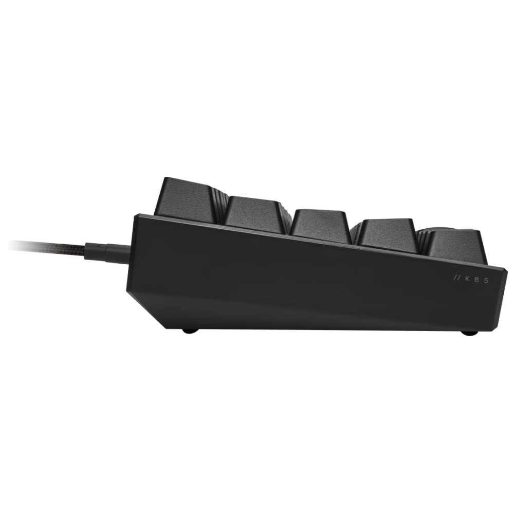 Clavier gaming mécanique AZERTY Corsair K65 RGB MINI 60% - CHERRY MX Red / Noir