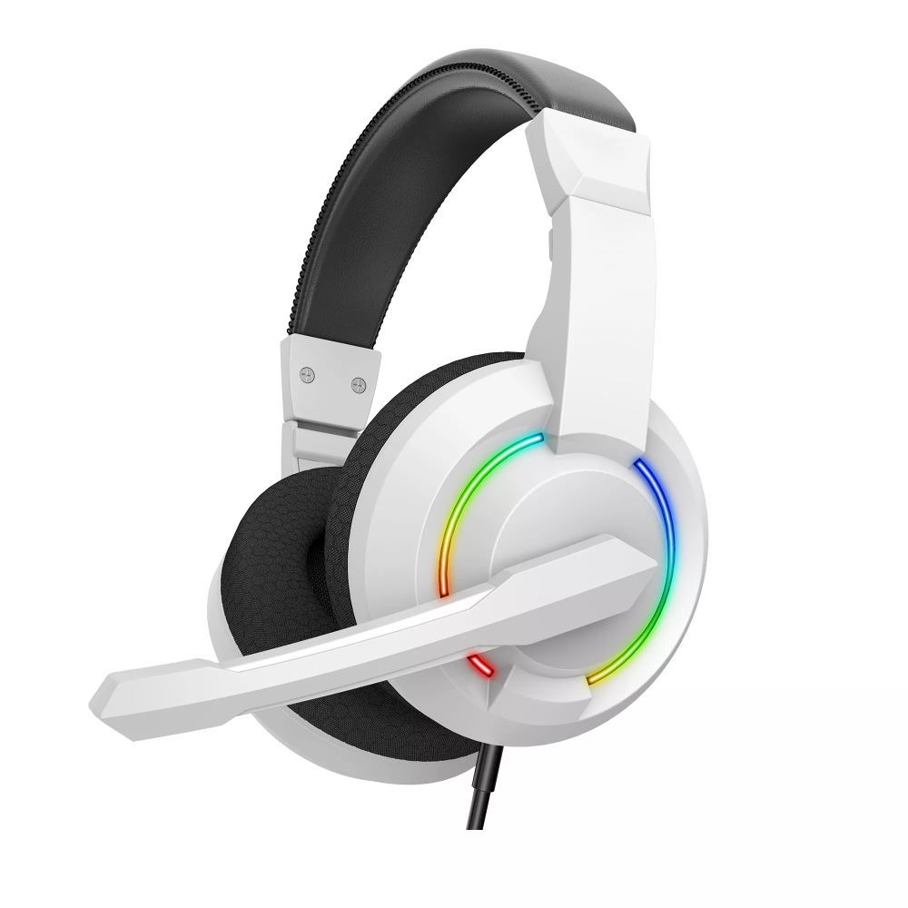 Micro-Casque Gaming Baracuda BGH-021 HYDRA RGB / Blanc
