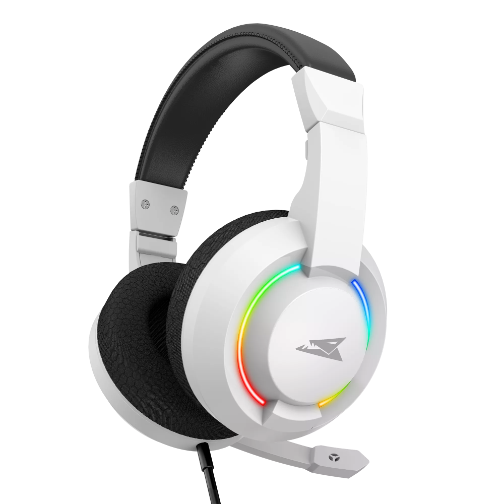 Micro-Casque Gaming Baracuda BGH-021 HYDRA RGB / Blanc