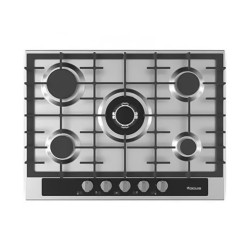 Plaque de cuisson Encastrable Focus 5 Feux / 70 cm/ Inox