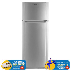 Réfrigérateur CONDOR De Frost Double Portes 270 Litres / Gris