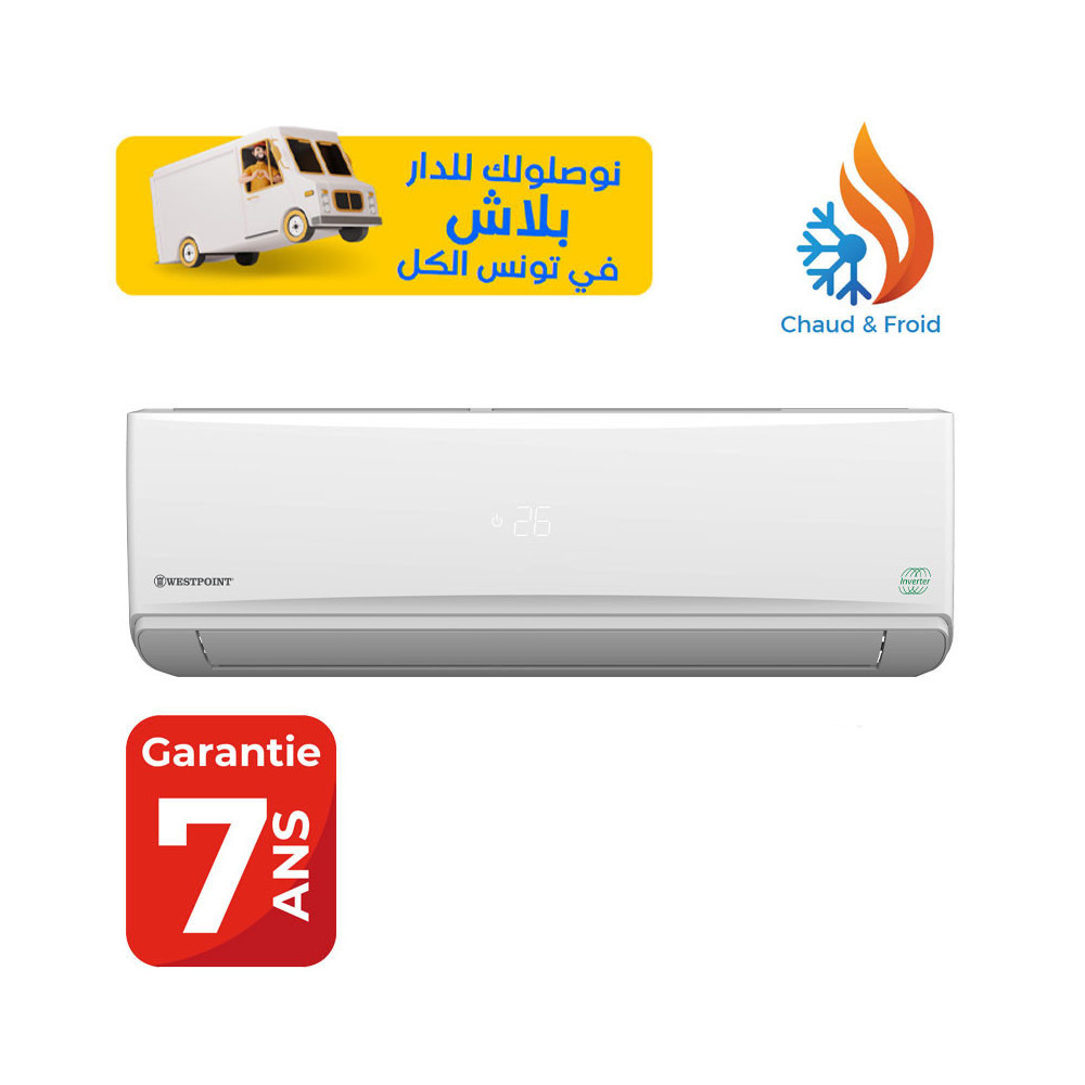 CLIMATISEUR Westpoint Tropicalisé Inverter 18000 BTU / CHAUD & FROID