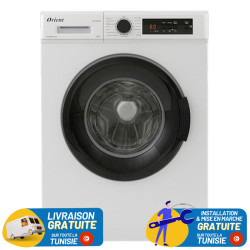 Machine à laver automatique Frontale Orient 5kg / Blanc