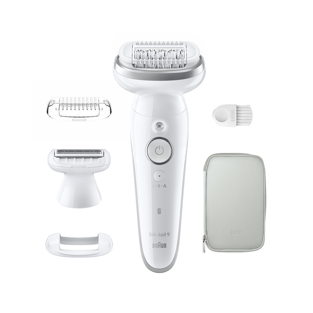 Epilateur BRAUN Silk épil 9 Silver smart touch WET & DRY avec 2 ACC