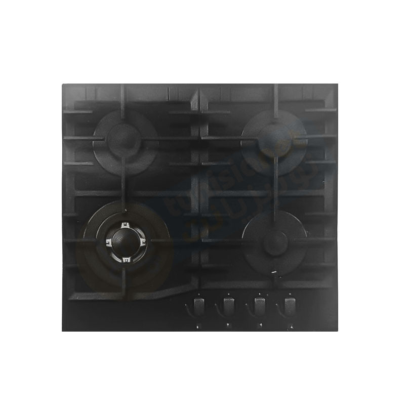PLAQUE Encastrable PREMIUM 4 FEUX 60 CM Verre Noir / avec sécurité Thermocouple
