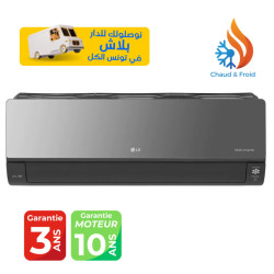 Climatiseur LG 12000 BTU ARTCOOL MIRROR UV nano Wi-Fi / Chaud/Froid / INVERTER