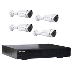 4 CAMERA EXTERNE MIPVISION 2MP  MIP-1504 +DVR H.264