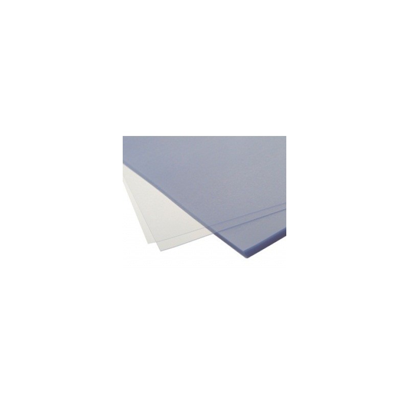 100x Papiers transparant pour reliures A4 / Bleu