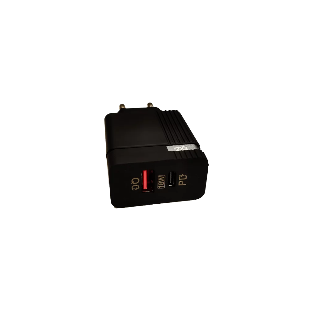Adaptateur EXZ USB Type-C C13 18W - Noir