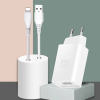 Chargeur WUW T47 2.1A LIGHTNING - Blanc