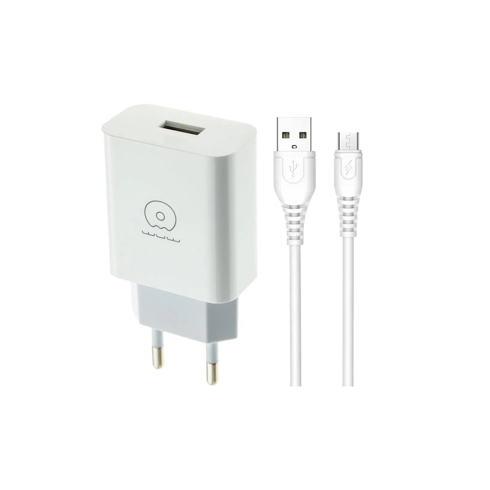 Chargeur WUW T66 3.5A Micro USB - Blanc