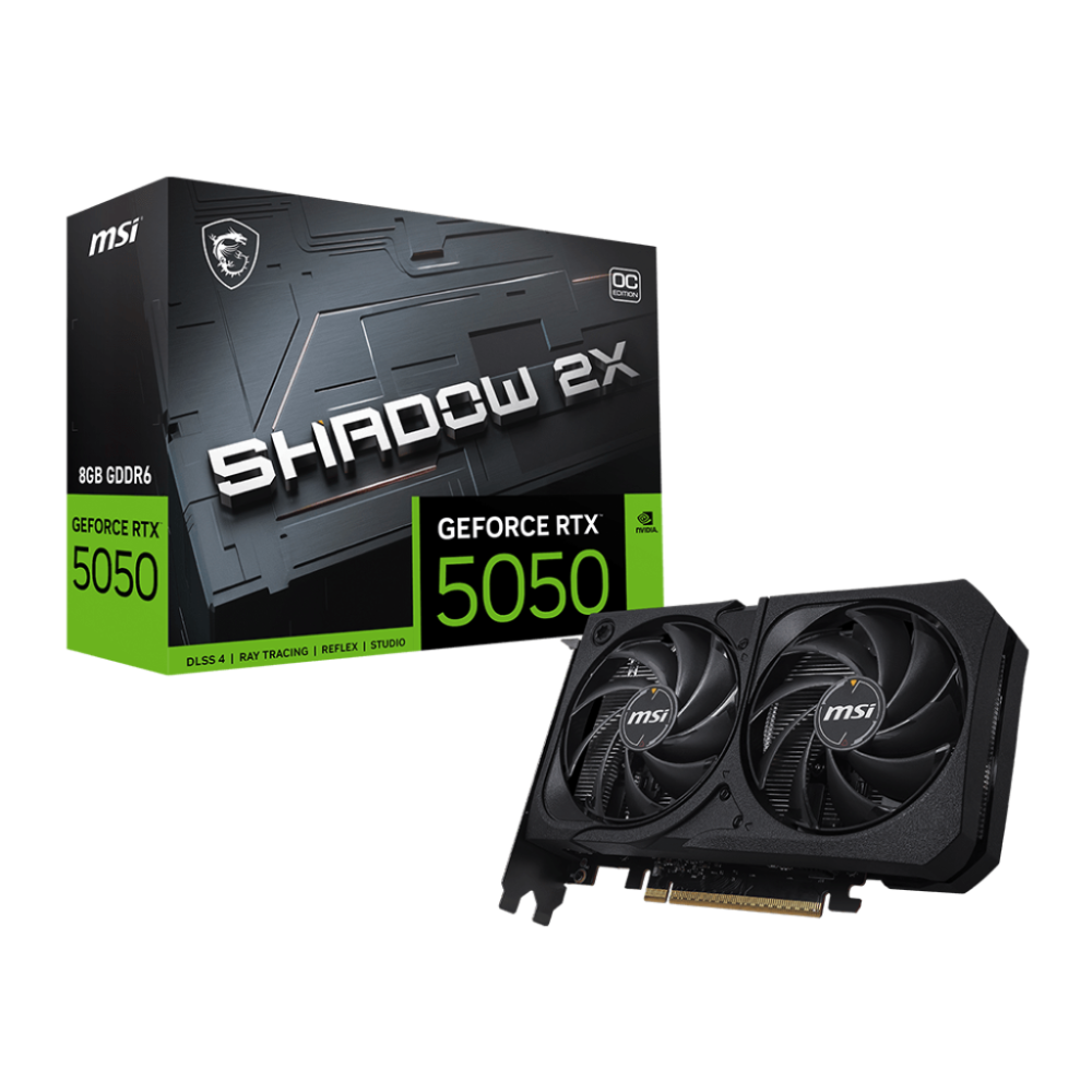 Carte graphique MSI GeForce RTX 5050 SHADOW 2X OC / 8 Go GDDR6