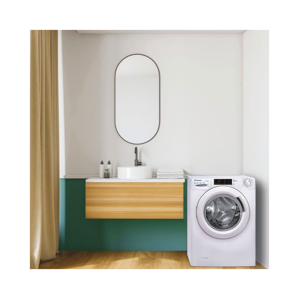 LAVE LINGE CANDY 8KG 1200tr / BLANC / CS1282DW4-S