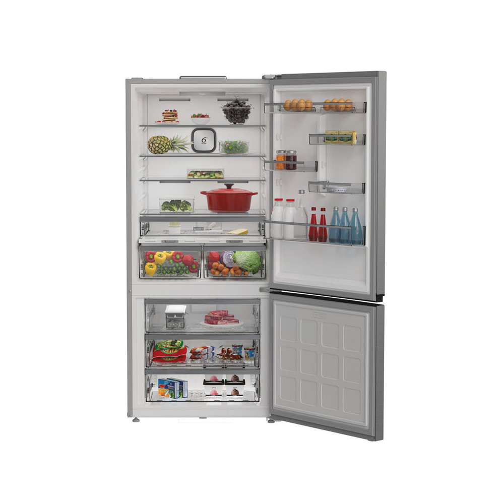 REFRIGERATEUR WHIRLPOOL NOFROST COMBIINE 6é sens 570 Litres / INOX avec afficheur
