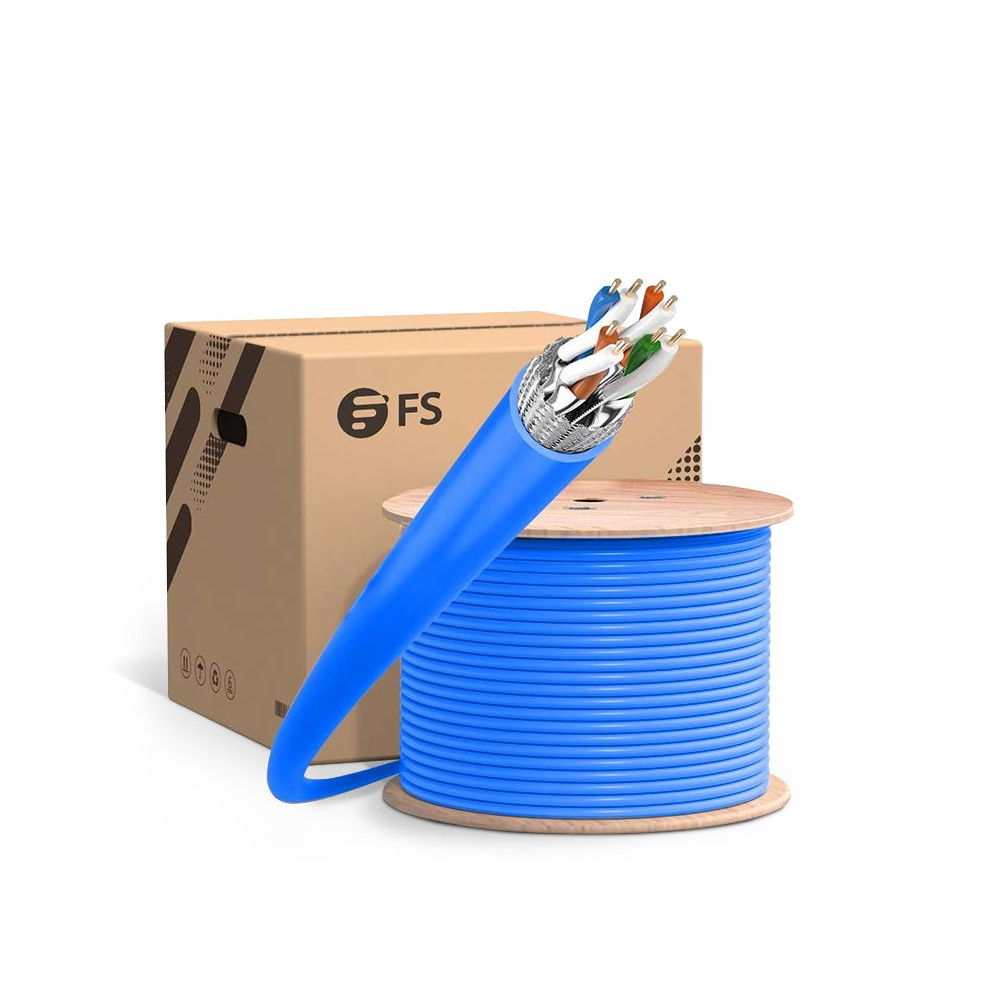 Câble RJ45 CAT6 305M FTP Grade A+ / BLEU