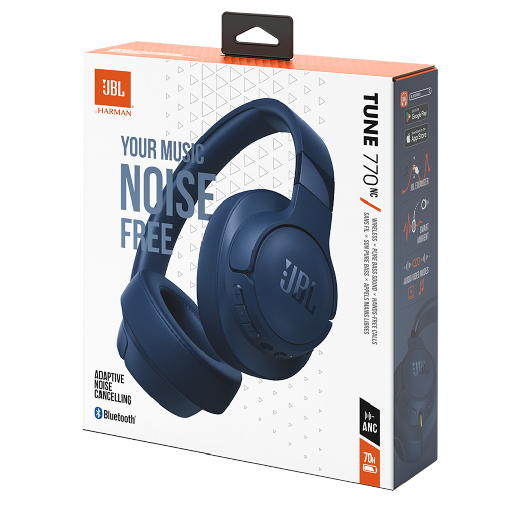 Casque sans fil Bluetooth JBL Tune 770NC / Bleu