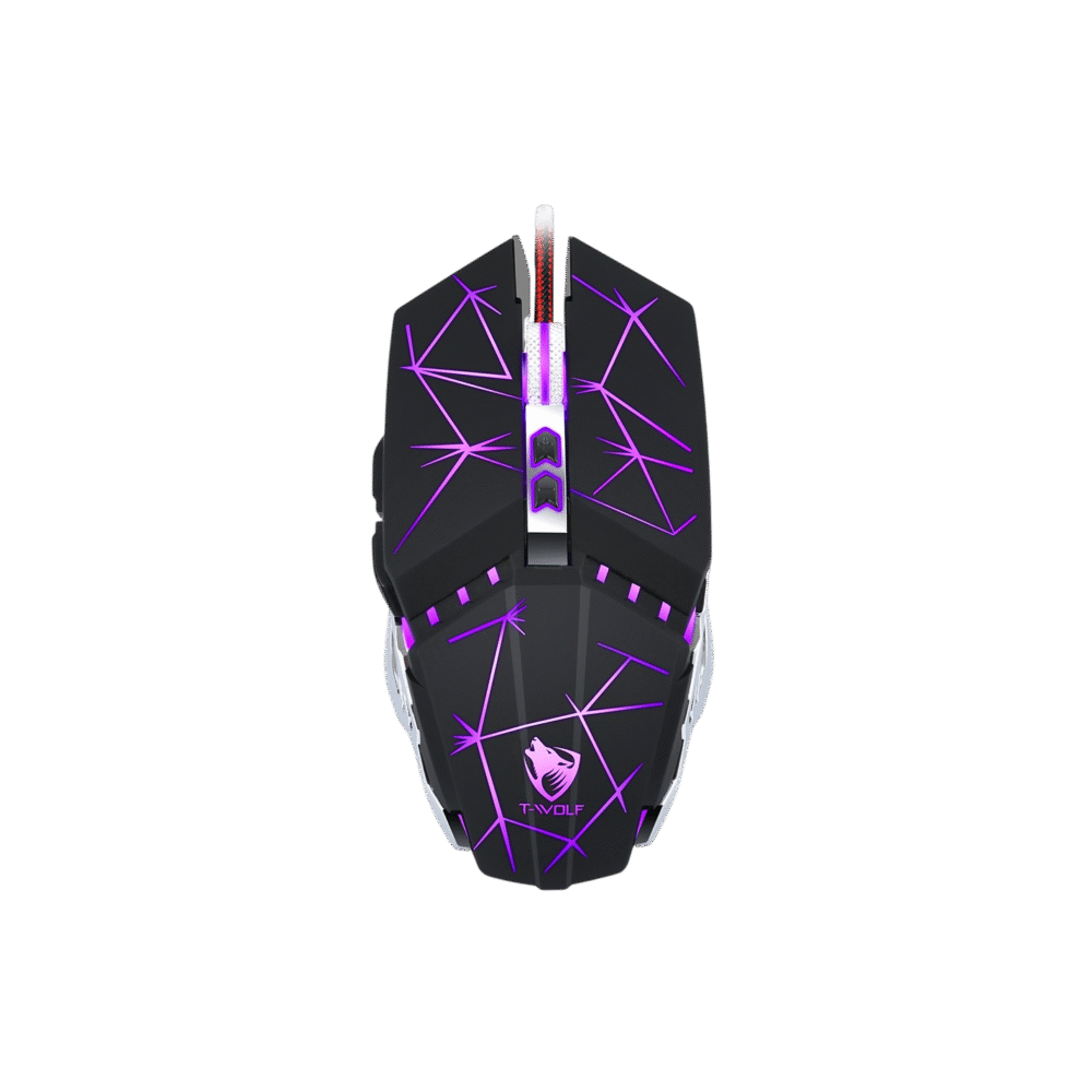 Souris Gamer Filaire T-WOLF V7 -STAR BLACK