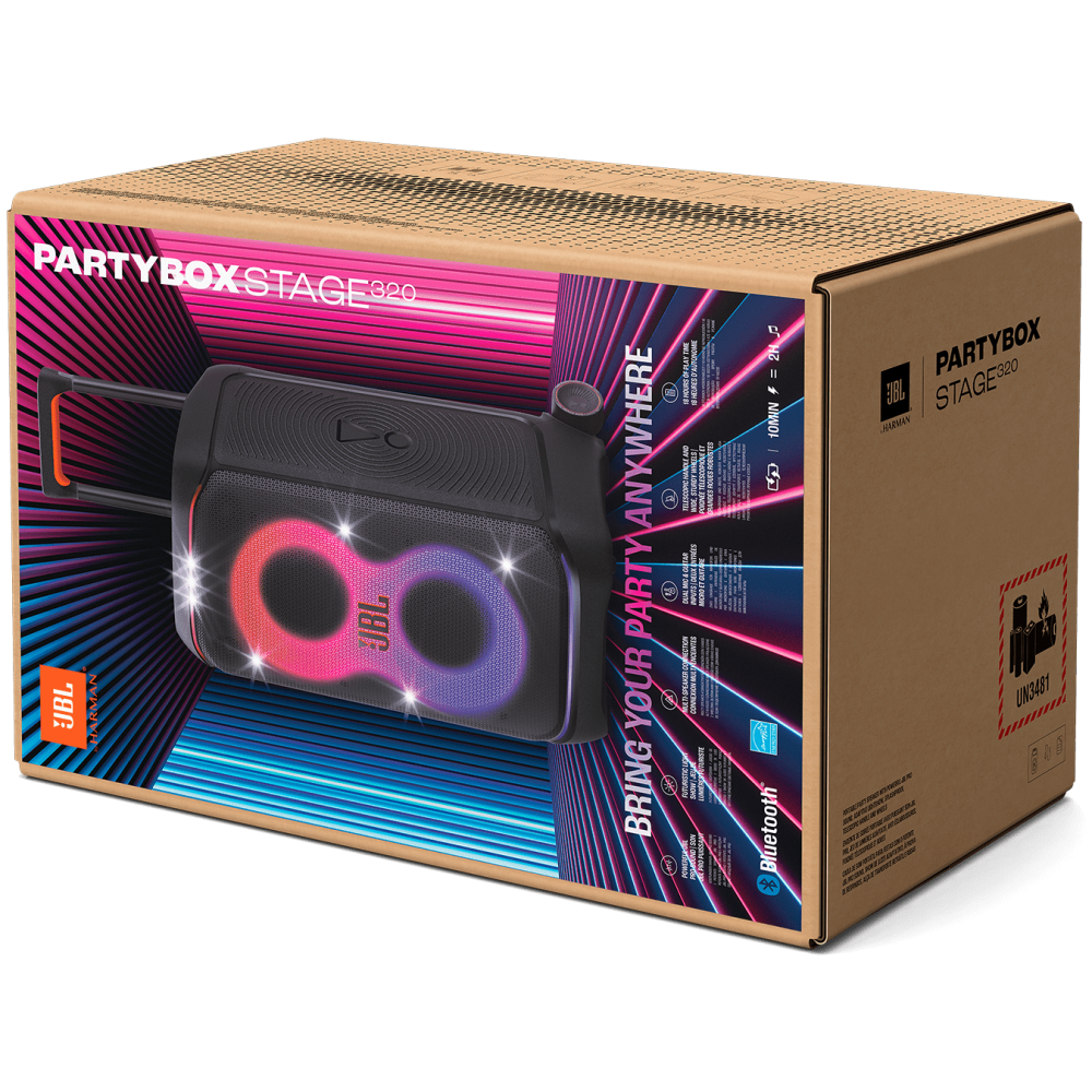 Haut-Parleur Bluetooth JBL PartyBox Stage 320 / Noir