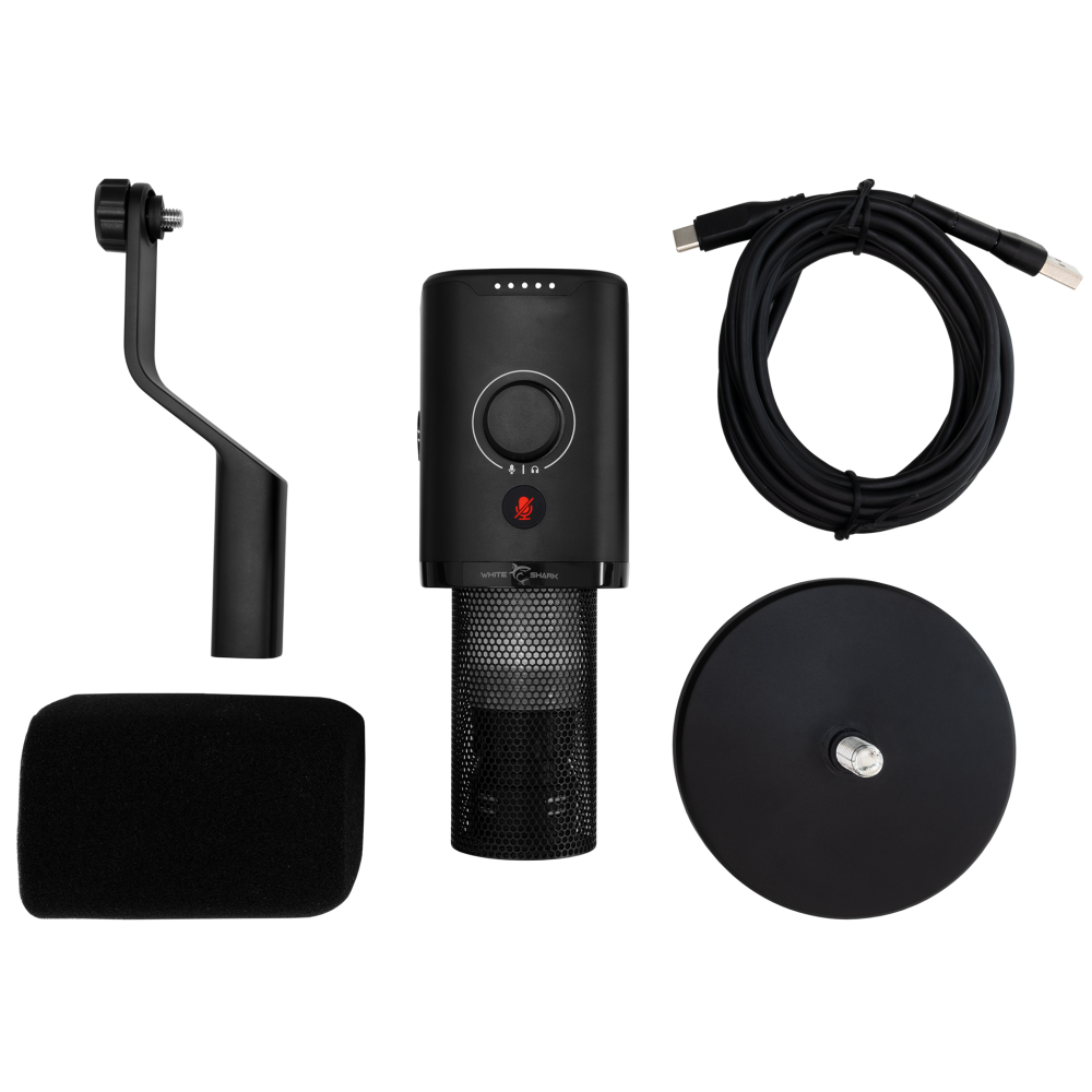 Microphone Gaming White Shark UDUKKU DSM-04 / NOIR